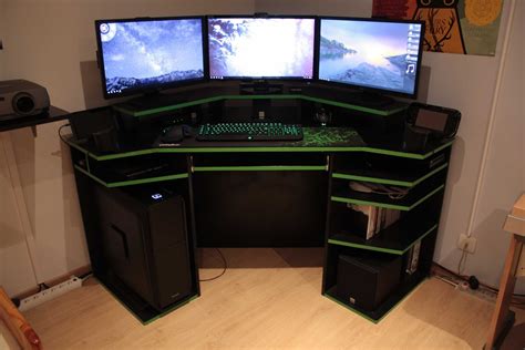 R2s Gaming Desk Redesign And Price Gaming Computer Desk Diy Computer