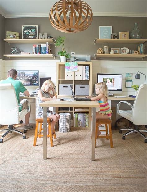 19 Creative Workspace Ideas For Couples Home Office Space Craft Room