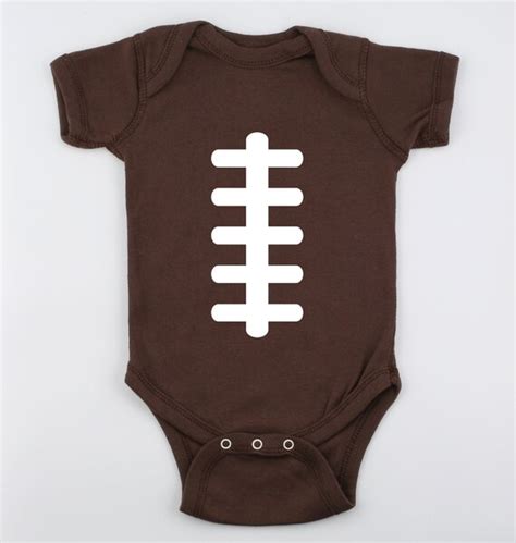 Football Baby Bodysuit Football Shirt Cute Baby By Mamiorigami