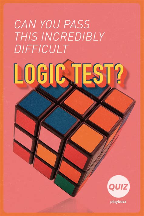 Can You Pass This Incredibly Difficult Logic Test Trivia Quizzes