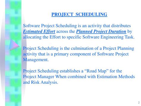 Ppt Project Scheduling Lecture Notes Powerpoint Presentation Free