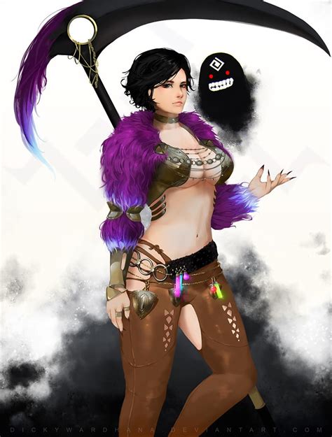 [fan Art] [event Fan Art] Sorceress And Cute Black Spirit Black Desert Mobile Official Website