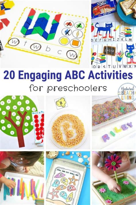 25 Alphabet Activities For Preschoolers Natural Beach Living