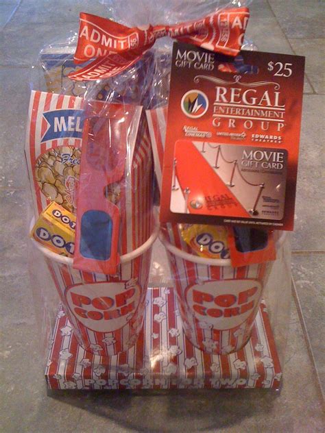 Movie Gift_Basket- containers at the Dollar Tree! | Movie basket gift