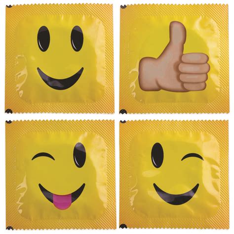 Pasante Smile Emoji Condoms Luvvsi Sex Shop Uk