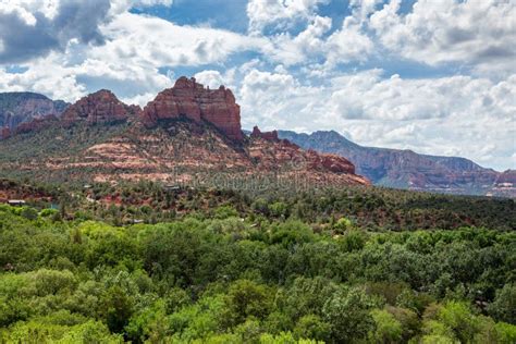 Scenic View Of The Mountains Near Sedona In Arizona Stock Image Image