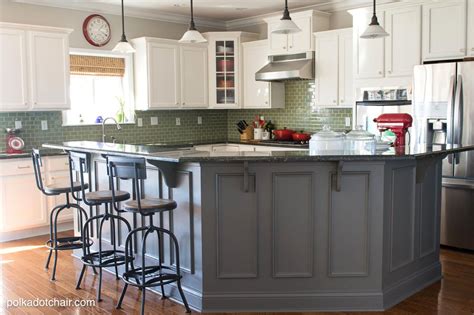 Mint green or bluish greens can look really nice on. Tips for Painting Kitchen Cabinets - The Polka Dot Chair