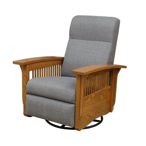 Mission Swivel Recliner From Dutchcrafters Amish Furniture