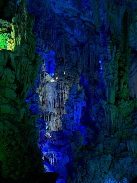 Ludi Cave Blue Stalactites Stalagmites Ludi Cave