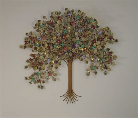 It's made with dozens of pale metal petals, colorful edges, and a classic succulent look. 15 Ideas of Botanical Metal Wall Art