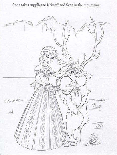 Great coloring pages of walt disney frozen movies. Disney FROZEN Coloring Pages - Lovebugs and Postcards