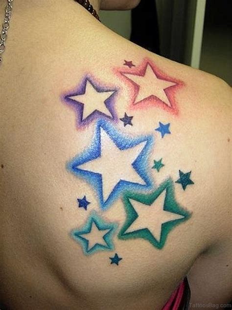 60 latest star tattoo on shoulder