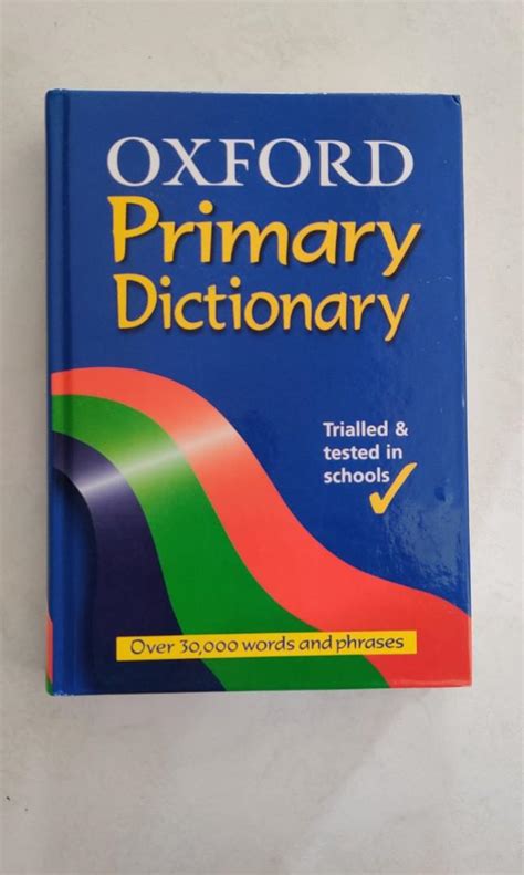 Oxford Primary Dictionary Hobbies And Toys Books And Magazines Textbooks