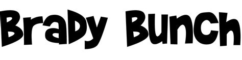Brady Bunch Logo Font