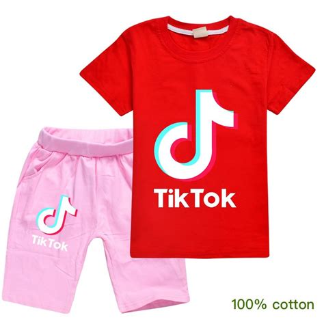 2021 2020 Hot Sale Tik Tok Kids T Shirt And Pants Two Piece Cotton