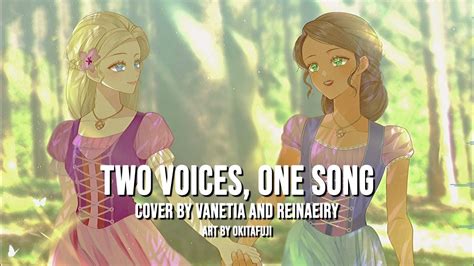 two voices one song barbie and the diamond castle【cover by vanetia and reinaeiry】 youtube