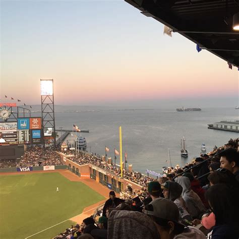 Had An Amazing View From My Seat At The Giants Game Tonigh Flickr