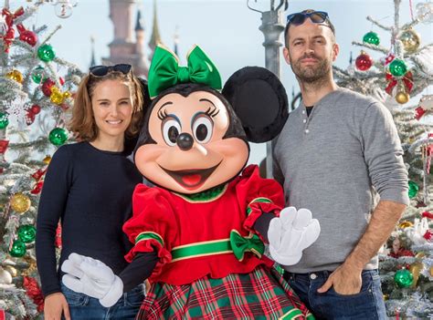 Natalie Portman And Benjamin Millepied From Stars At Disneyland And Disney