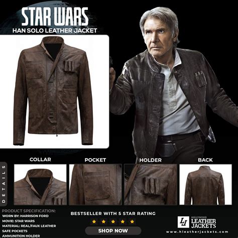 Star Wars Han Solo Jacket Shop With Confidence Hleatherjackets