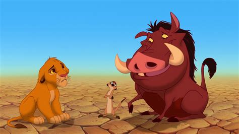 Image Simba First Meets Timon And Pumbaa Heroes Wiki Fandom