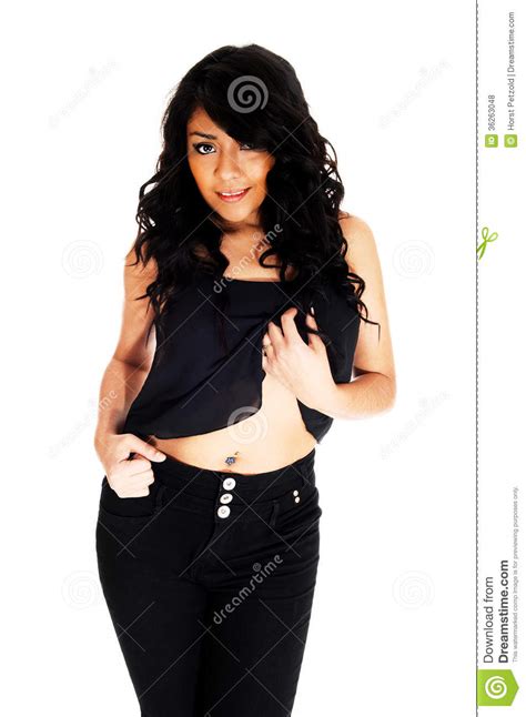 They don't mean any harm, but can still offend you. Pretty Girl In Black. Royalty Free Stock Photos - Image ...