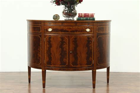 Deep to reflect your style and inspire your home. SOLD - Demilune Half Round Vintage Sideboard or Console ...