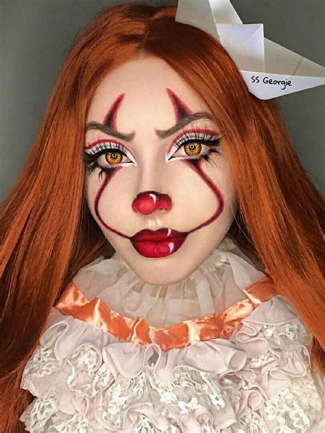 Scary Halloween Pennywise Makeup Look 532550724688073106 Creepy