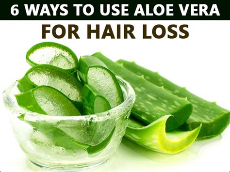 6 Ways To Use Aloe Vera For Hair Loss