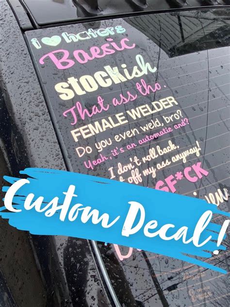 Create Your Own Custom Sticker Custom Stickers Mech Customs Decals