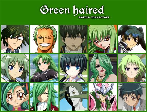 Green Haired Anime Characters By Jonatan7 On Deviantart