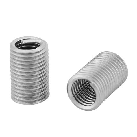 50pcs Stainless Steel M6 Thread Inserts Coiled Wire Helical Screw