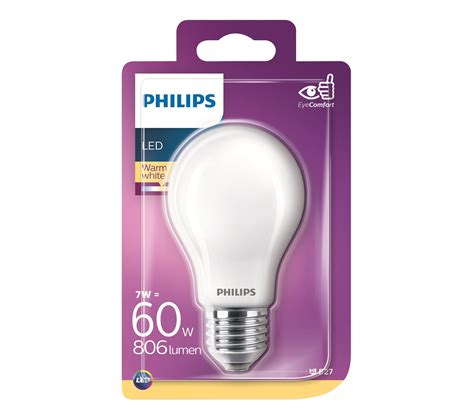 Ampoule Led Standard 60w E27 Philips Blanc Chaud Ampoule But