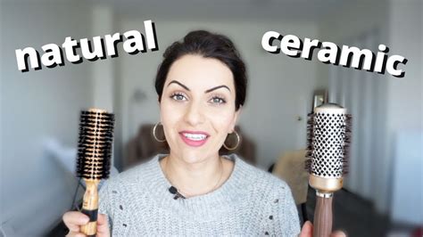 Which Round Brush Should You Buy Ceramic Or Natural Bristle Brush