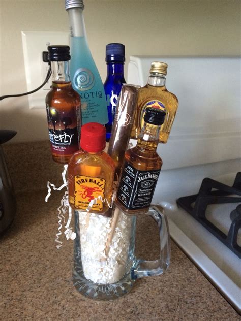 Check spelling or type a new query. Groomsmen gift. Mini alcohol bouquets in a personalized ...