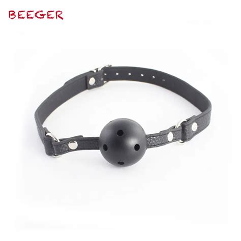 Beeger Top Quality Open Mouth Gag Sex Slave Mouth Plug Beautiful Breathable Ball Gag In Adult