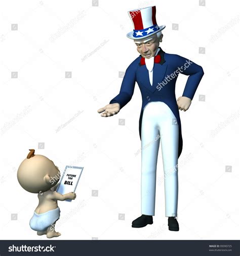Uncle Sam Future Taxes Uncle Sam 스톡 일러스트 99990725 Shutterstock
