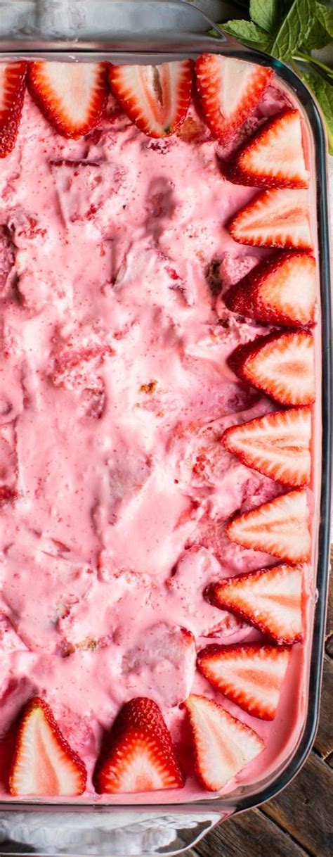 It's very light and refreshing, so it's the perfect easter dessert or dessert to accompany any big holiday spring or summer meal. Strawberry Angel Food Dessert | Recipe | Dessert recipes ...