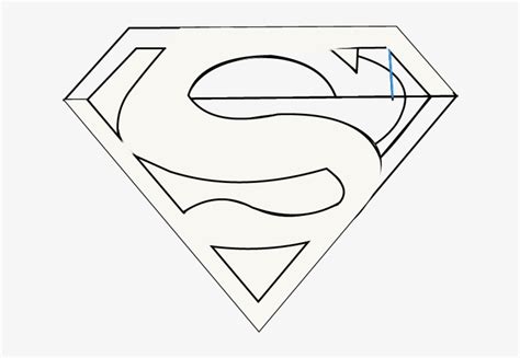 How To Draw Superman Logo Easy Step By Drawing Guides Drawing Free