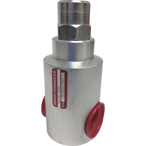 Brand Hydraulic In Line Relief Valve — 30 Gpm Flow Rate Model Rl75