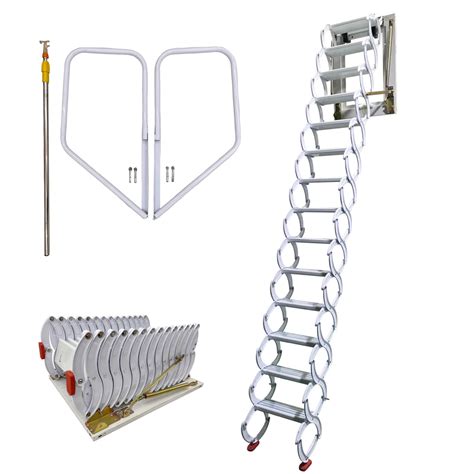 Mua Techtongda Attic Ladder Steps Pull Down 14 Steps Attic Stairs