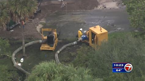 Crews Continue To Work On Sewer Spill In Fort Lauderdale Wsvn 7news