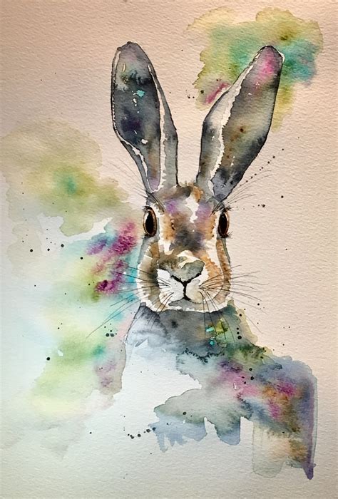 Pin By Peggy Daleiden On Animal Art Animal Paintings Bunny Painting