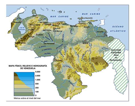 Mapa De Venezuela Mapa F Sico Geogr Fico Pol Tico Tur Stico Y Tem Tico