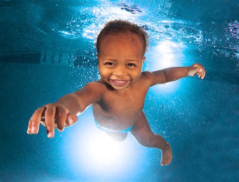 Adorable Babies Swimming Underwater Photos Time