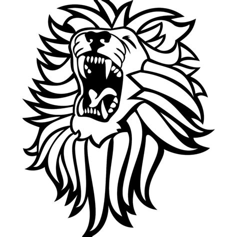 Free Black And White Lion Drawing Download Free Black And White Lion