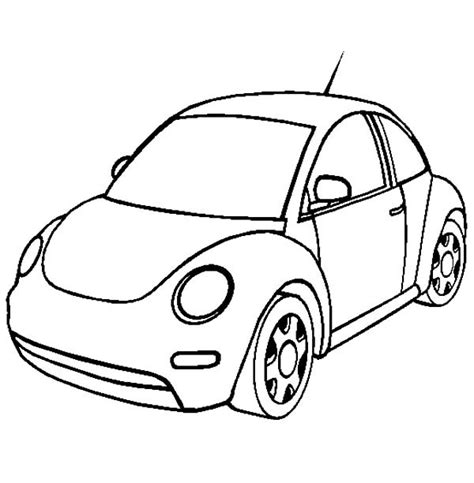 Coloring Pages Fancy Plush Design Volkswagen Beetle Coloring Pages