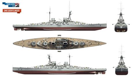 Sms Derfflinger Battleship Model Ships Navy Ships