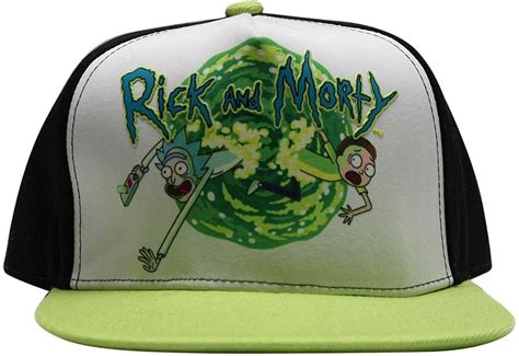 Rick And Morty Baseball Cap Logo Dad Hat Curved Brim Adjustable
