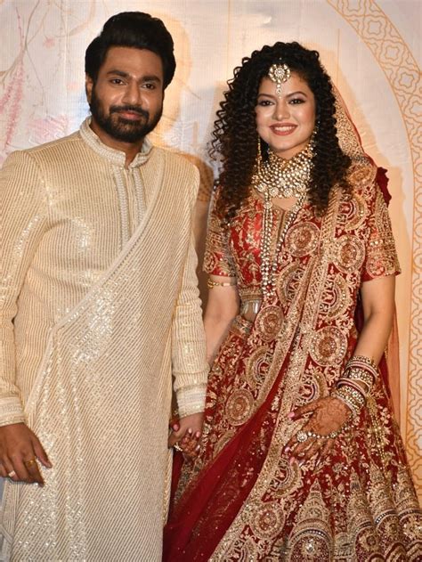 First Photos Of Palak Muchhal And Mithoon As A Married Couple