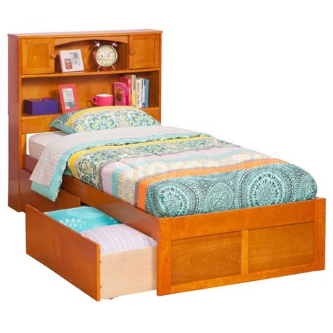 Mission oak ii full bookcase storage bed $599.00. Newport Bookcase Bed | Flat Footboard | Urban Drawers ...